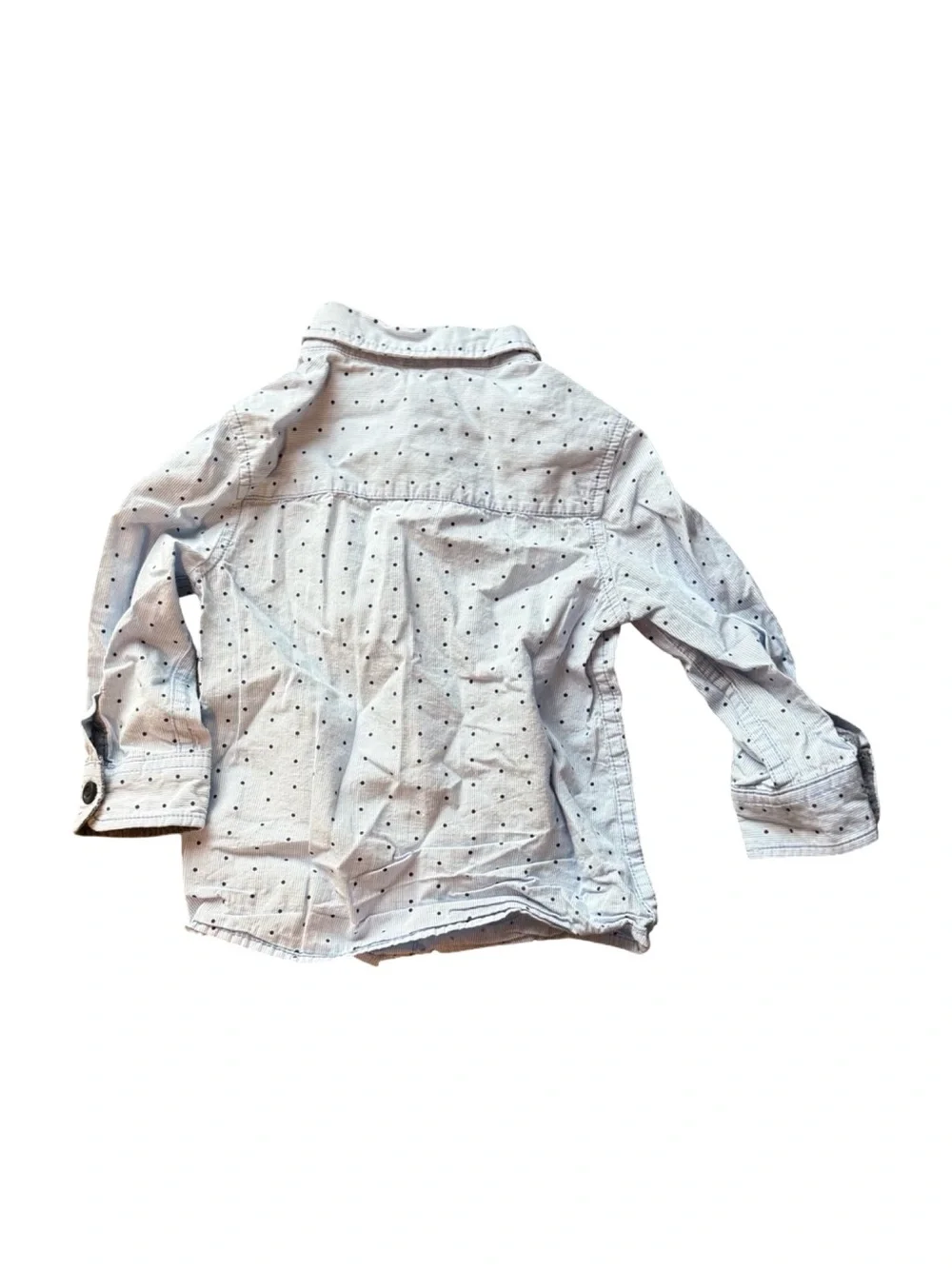 Polka Dot Button-Up Shirt Size: 9-12M
